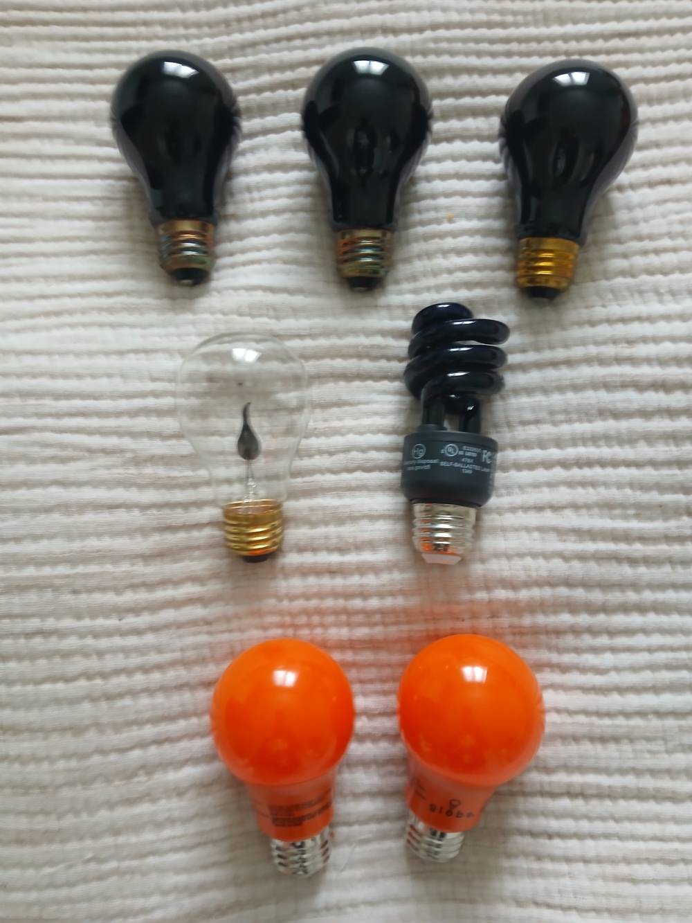 Halloween Lights Decor/ Flame Light/ Black Light / Orange Light